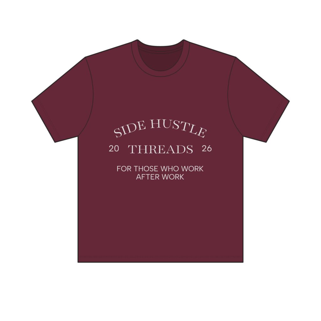 Side Hustle Threads Classic Crew Tee - Dark