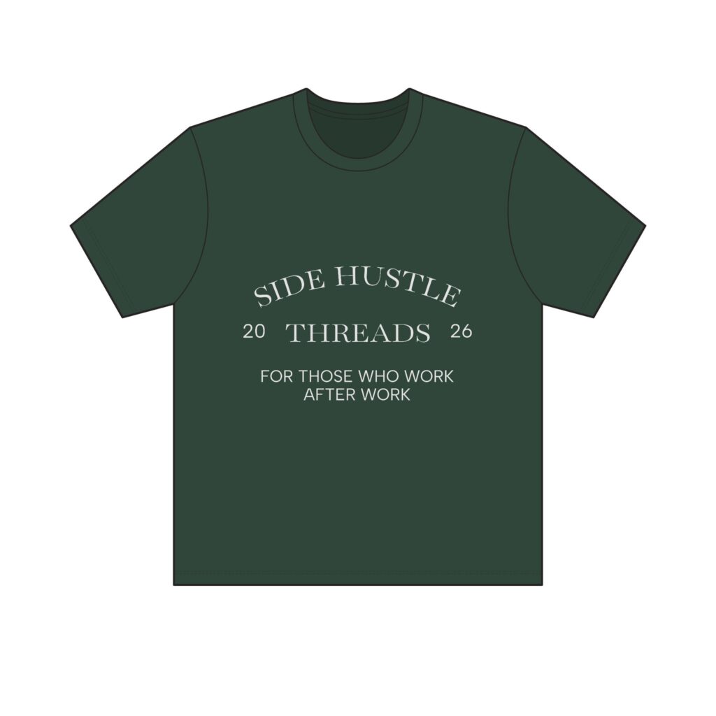 Side Hustle Threads Classic Crew Tee - Dark