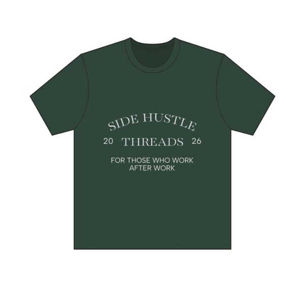 Side Hustle Threads Classic Crew Tee - Dark - Image 11