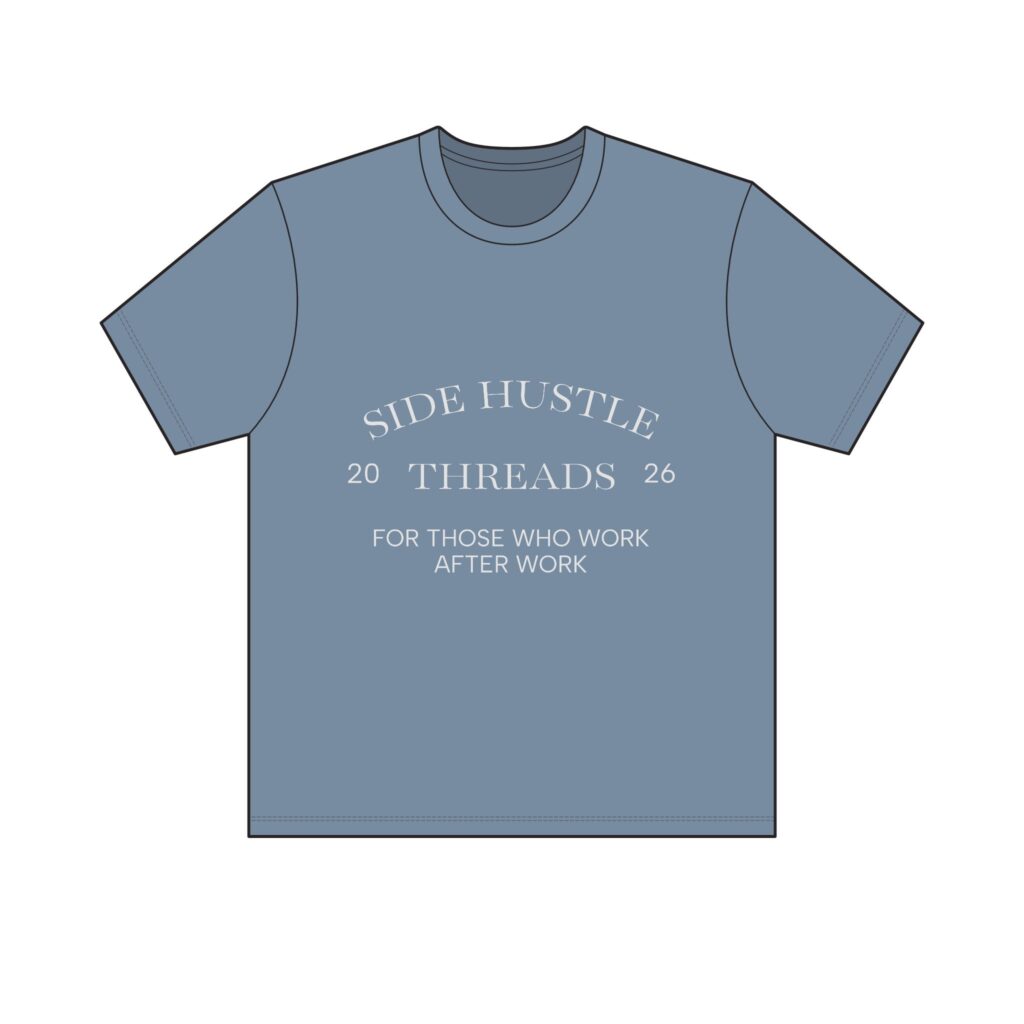 Side Hustle Threads Classic Crew Tee - Dark