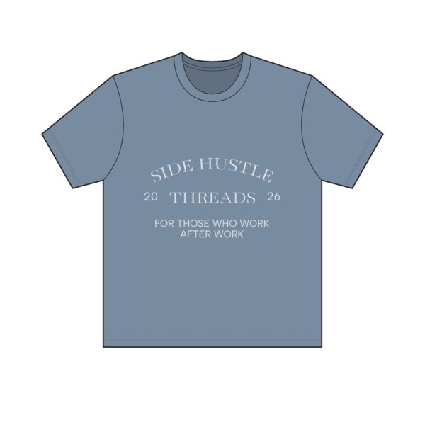 Side Hustle Threads Classic Crew Tee - Dark - Image 13