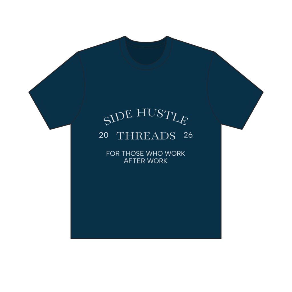 Side Hustle Threads Classic Crew Tee - Dark