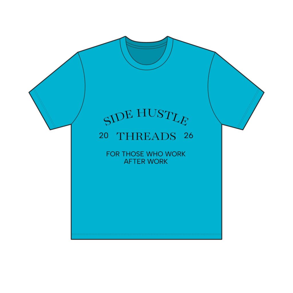 Side Hustle Threads Classic Crew Tee - Light