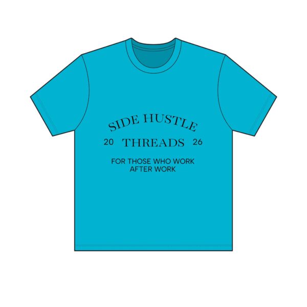 Side Hustle Threads Classic Crew Tee - Light - Image 3
