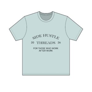 Side Hustle Threads Classic Crew Tee - Light