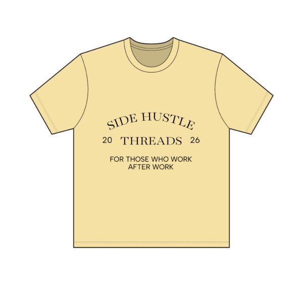 Side Hustle Threads Classic Crew Tee - Light - Image 13
