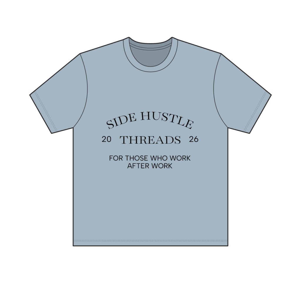 Side Hustle Threads Classic Crew Tee - Light