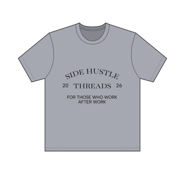 Side Hustle Threads Classic Crew Tee - Light - Image 17