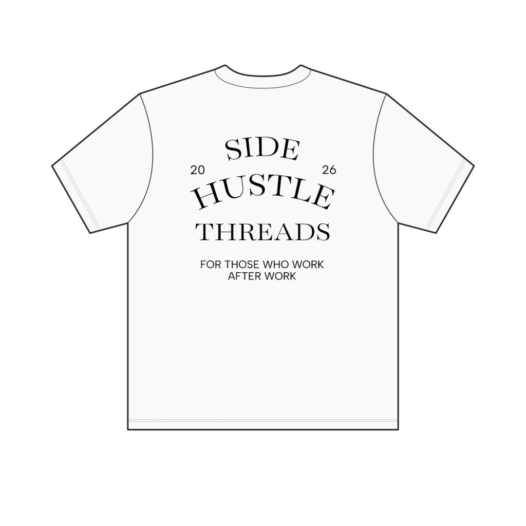 "Stop Overthinking Start Building" Tee — Light
