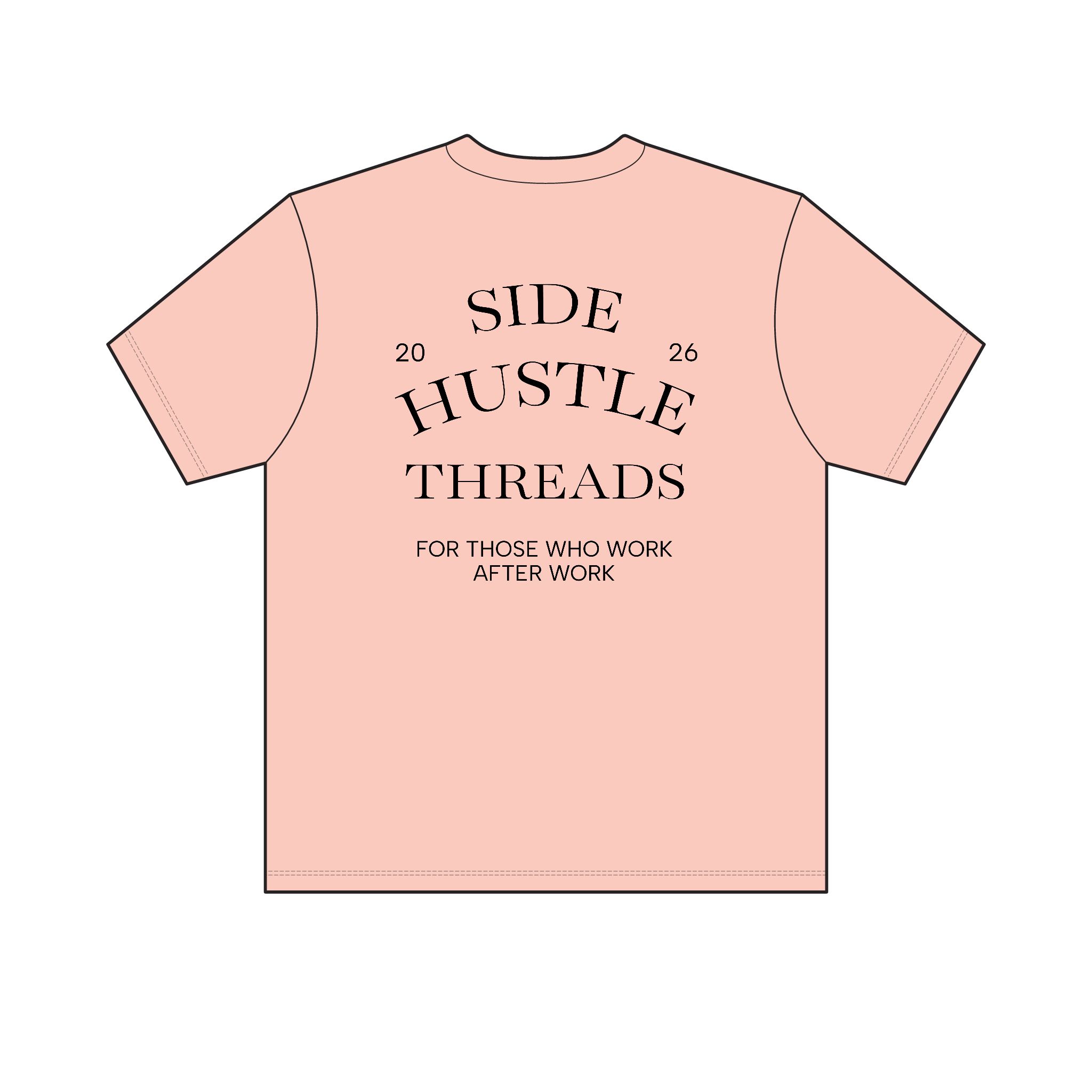 "Stop Overthinking Start Building" Tee — Light - Image 6