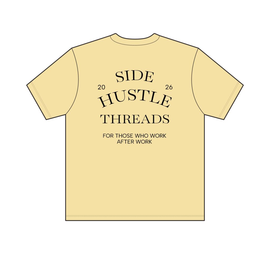 "Stop Overthinking Start Building" Tee — Light