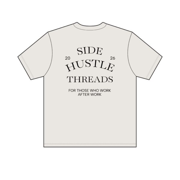 "Stop Overthinking Start Building" Tee — Light - Image 2