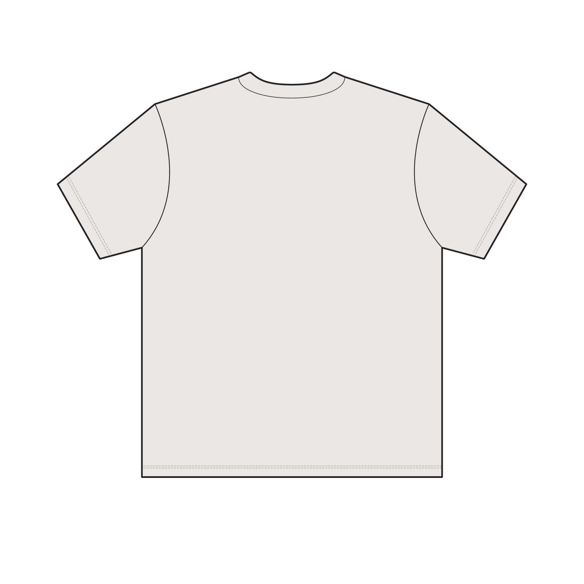 Side Hustle Threads Crew Tee – Light - Image 2