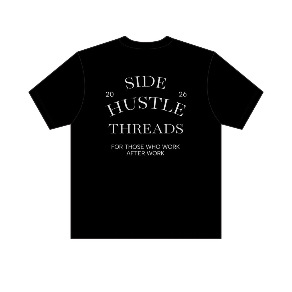 "Stop Overthinking Start Building" Tee — Dark