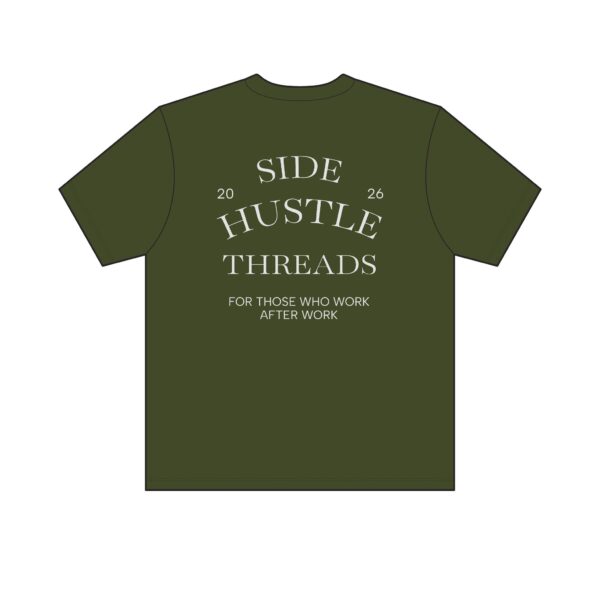 "Stop Overthinking Start Building" Tee — Dark - Image 6