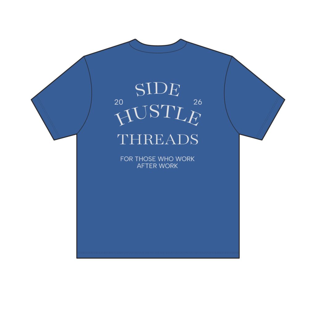 "Stop Overthinking Start Building" Tee — Dark