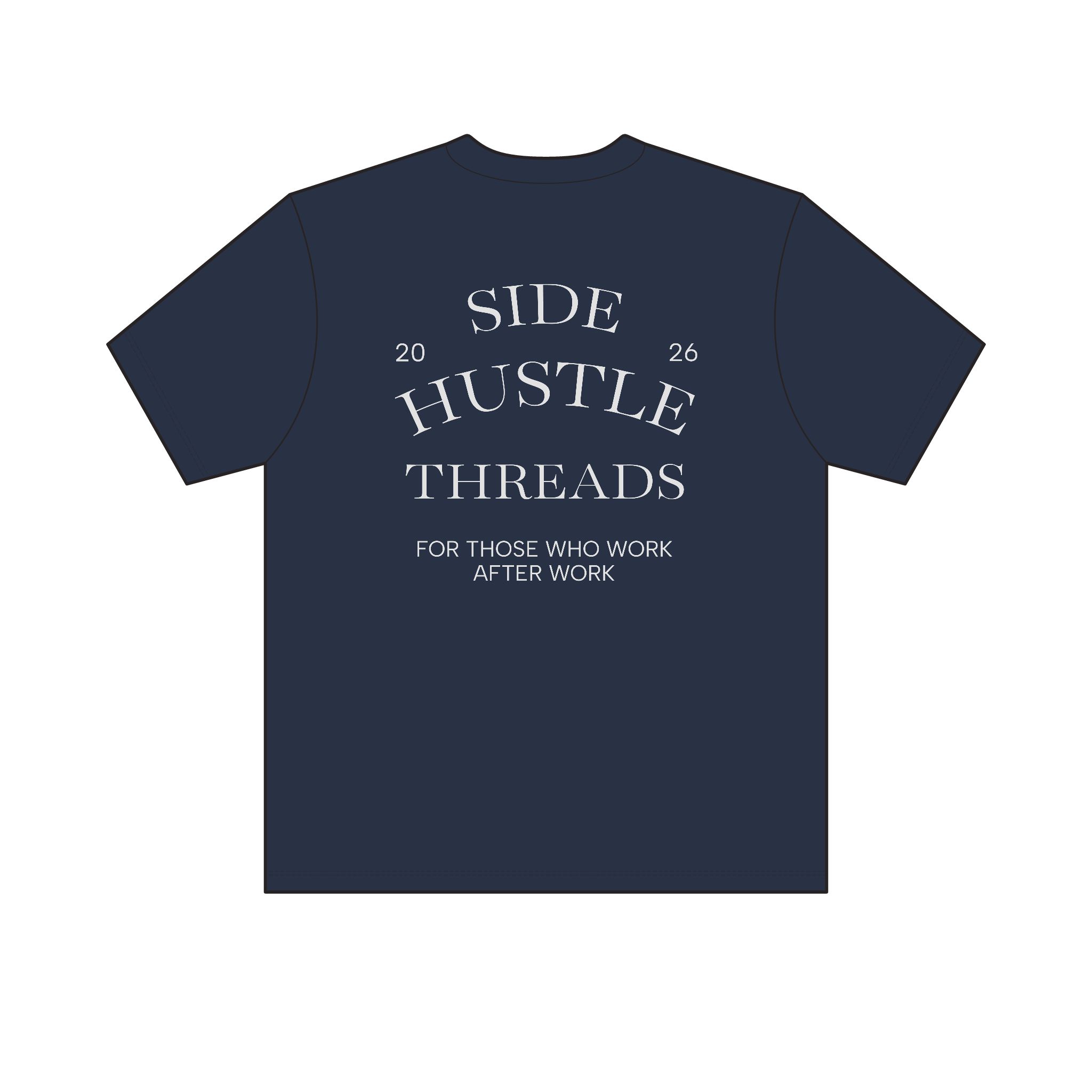"Stop Overthinking Start Building" Tee — Dark - Image 2