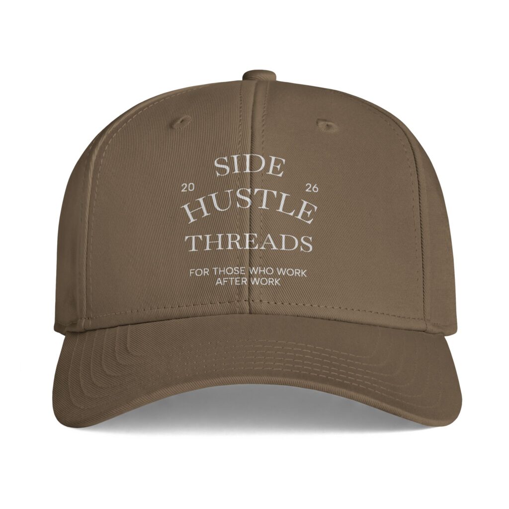 Side Hustle Threads Cap - Dark